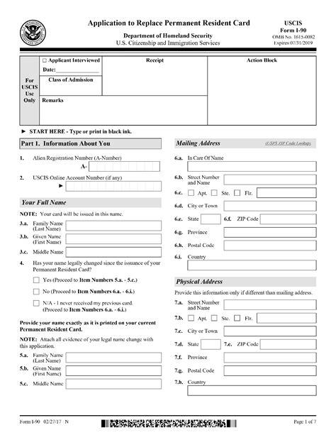 green card form|Application to Replace Permanent Resident Card (Green Card).